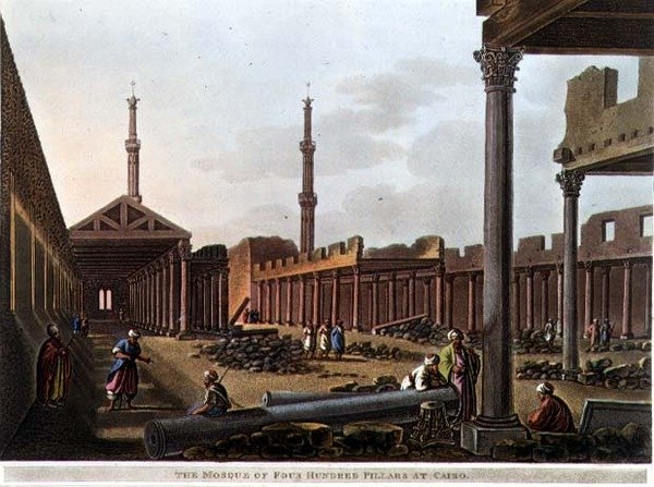 The Mosque of Four Hundred Pillars at Cairo, plate 28 from 