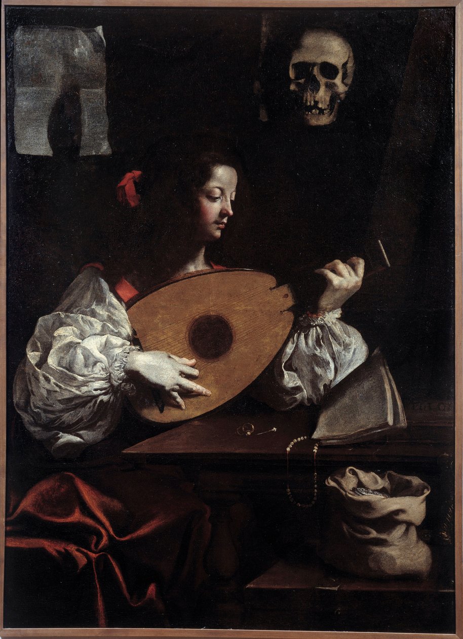 Lute Player by Luigi Miradori