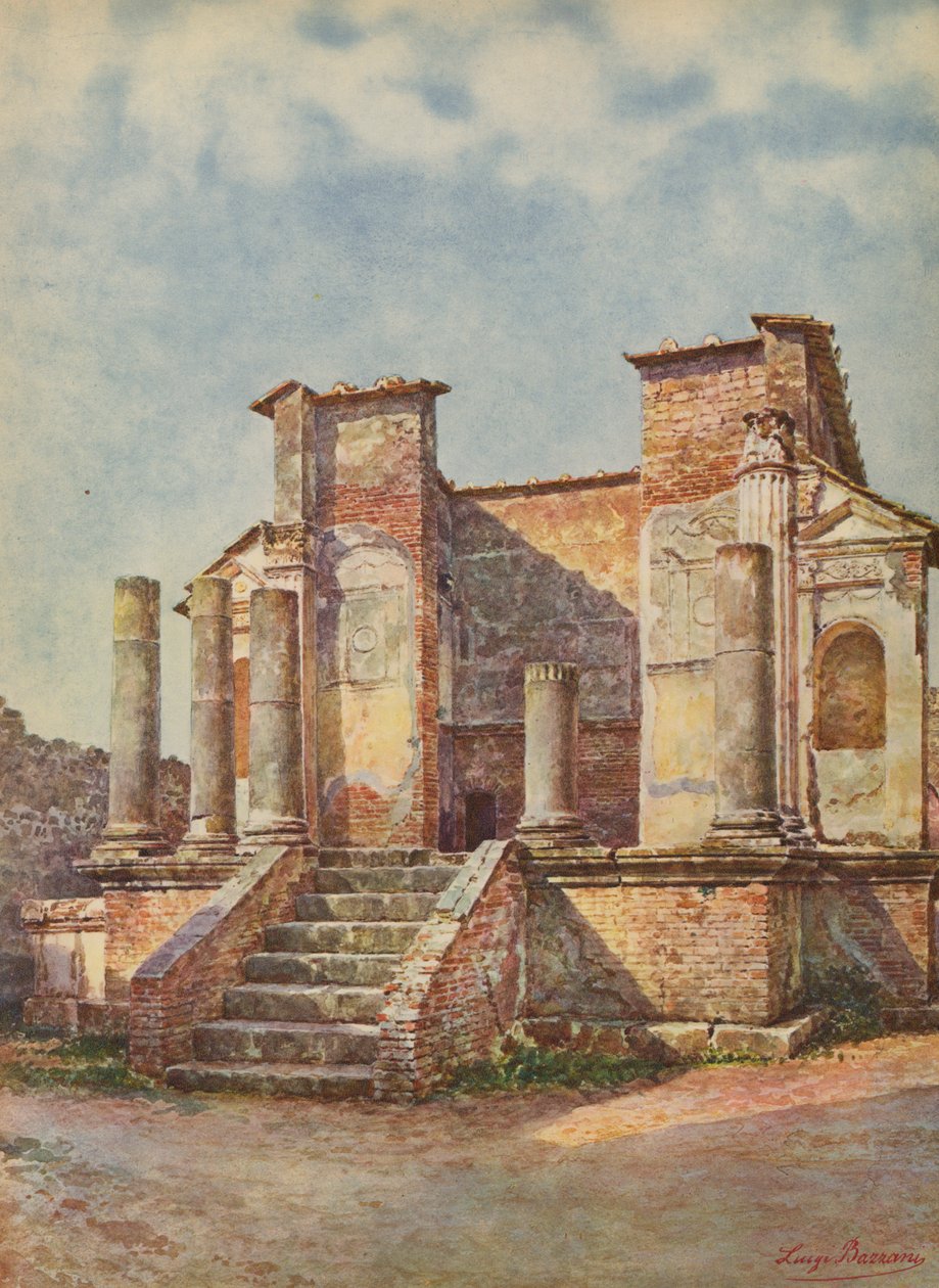Pompeii: Temple of Isis by Luigi Bazzani