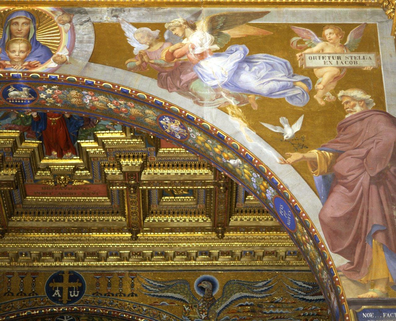 Virgin Mary, with Angels and the Patriarchs by Luigi Cochetti