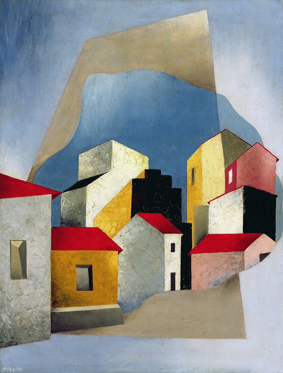 Houses at Lerici, 1932-33 by Luigi Colombo Fillia