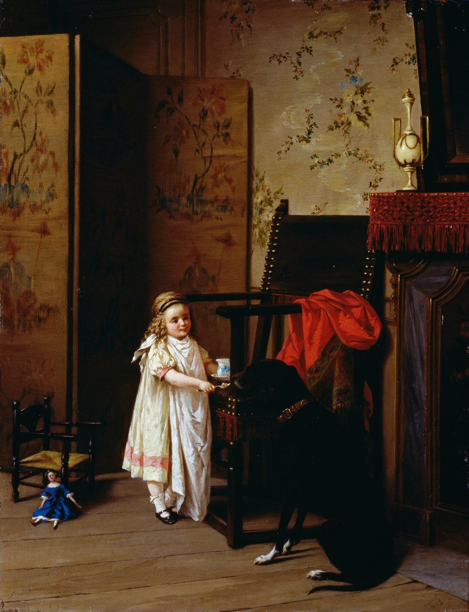 Breakfast for two by Luigi Crosio