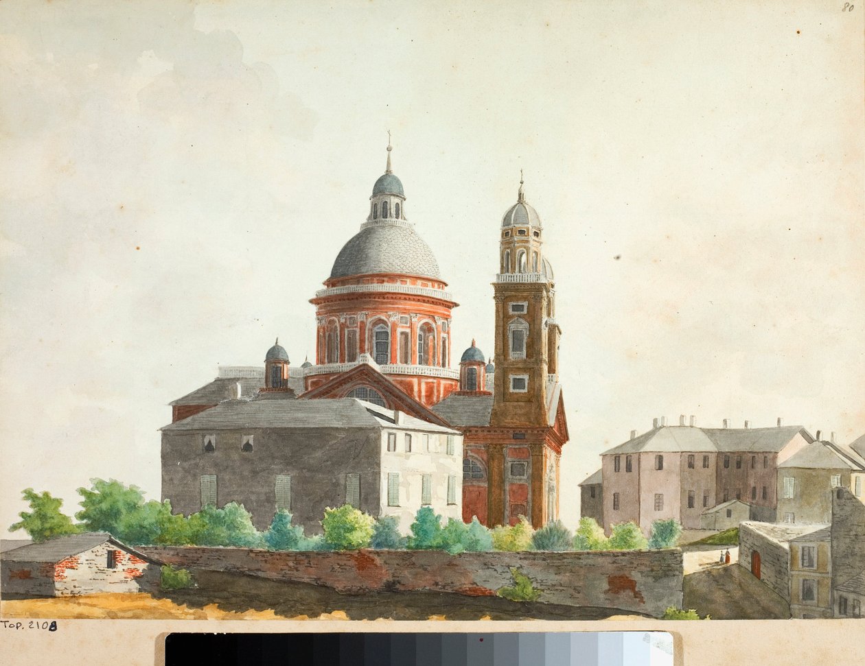 View of the Basilica of Santa Maria Assunta di Carignano in Genoa by Luigi Garibbo