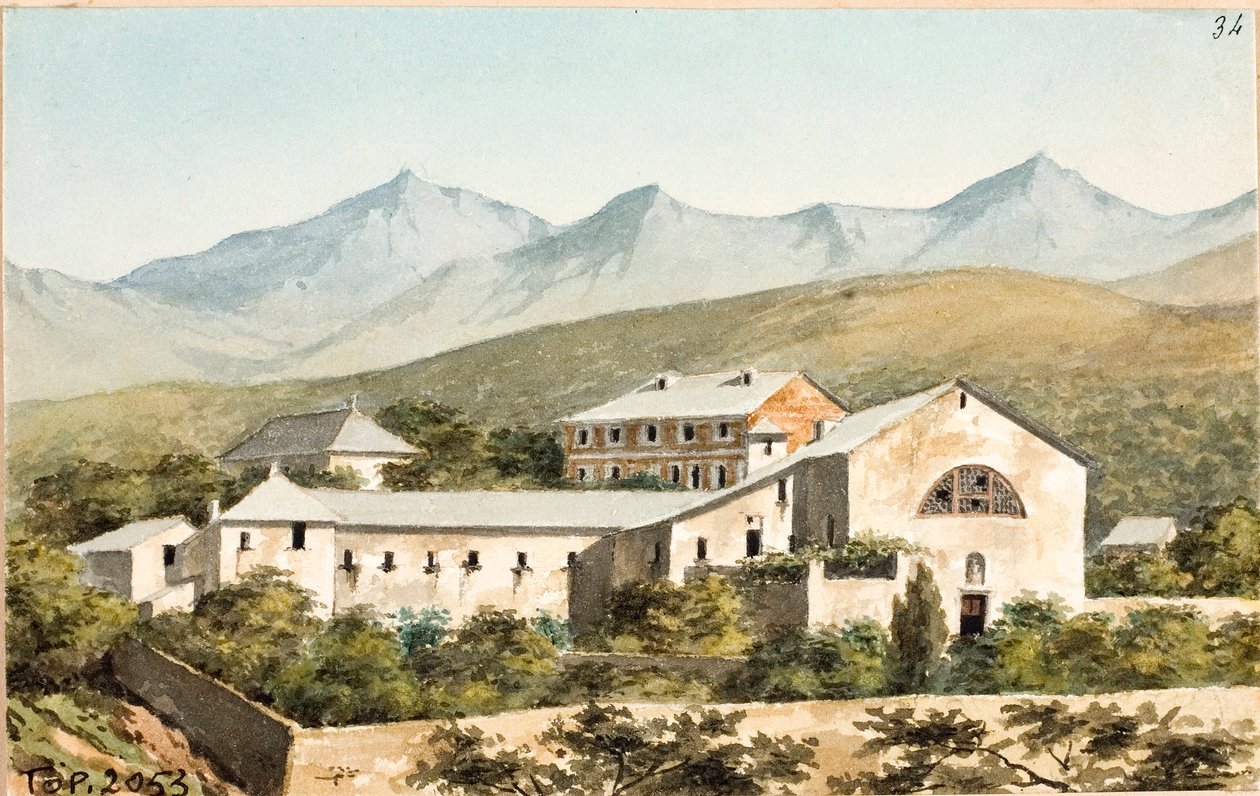 View Over the Santuario Nostra Signora del Monte, Genoa by Luigi Garibbo