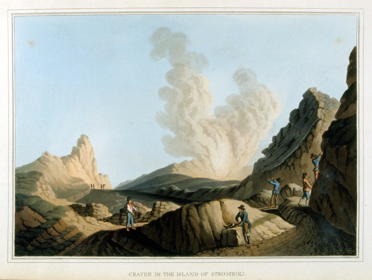 Crater of Stromboli - in 