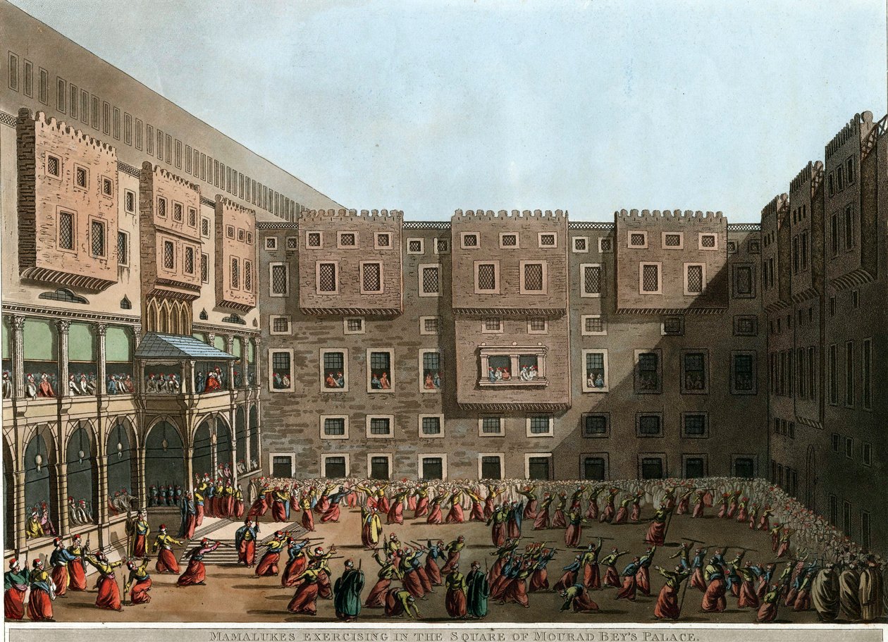 Mamluks Exercising in the Square of Murad Bey