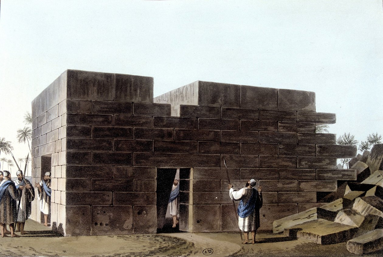 Temple of Jupiter Ammon in Libya by Luigi Mayer