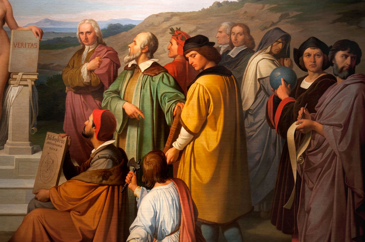 The triumph of Truth (detail) by Luigi Mussini