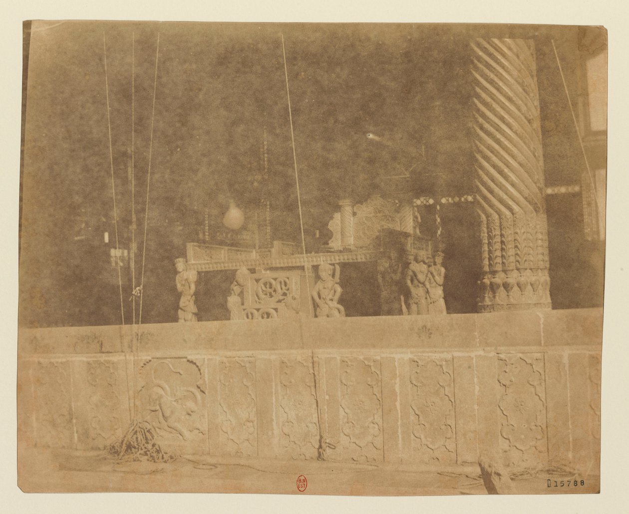 Tehran, Throne Brought from India by Nadir Shah [Golestan, Marble Throne] by Luigi Pesce