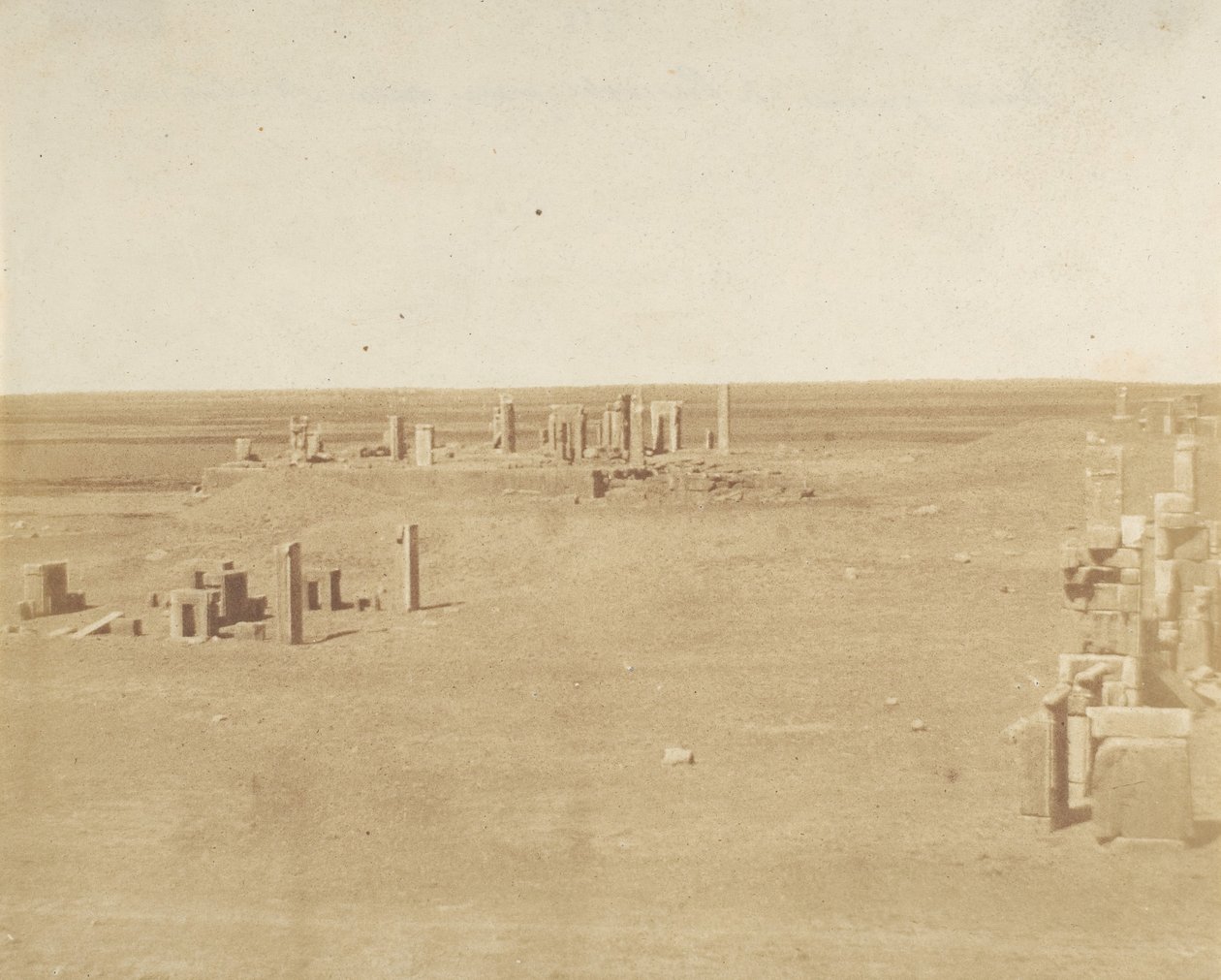 General View of Persepolis Taken from the Mountain by Luigi Pesce