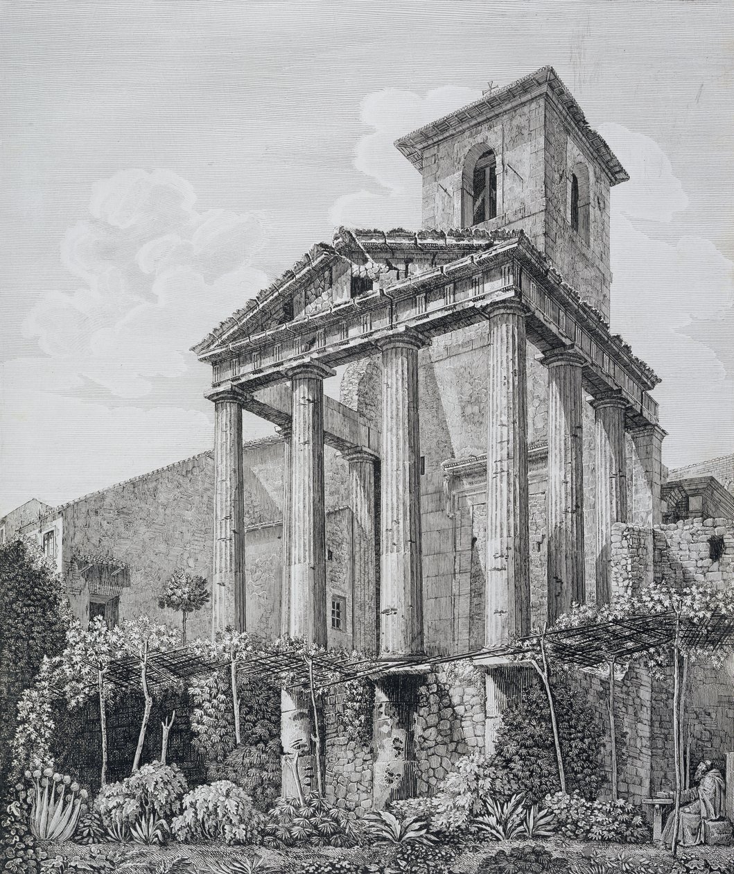 Temple of Hercules at Cora, from 