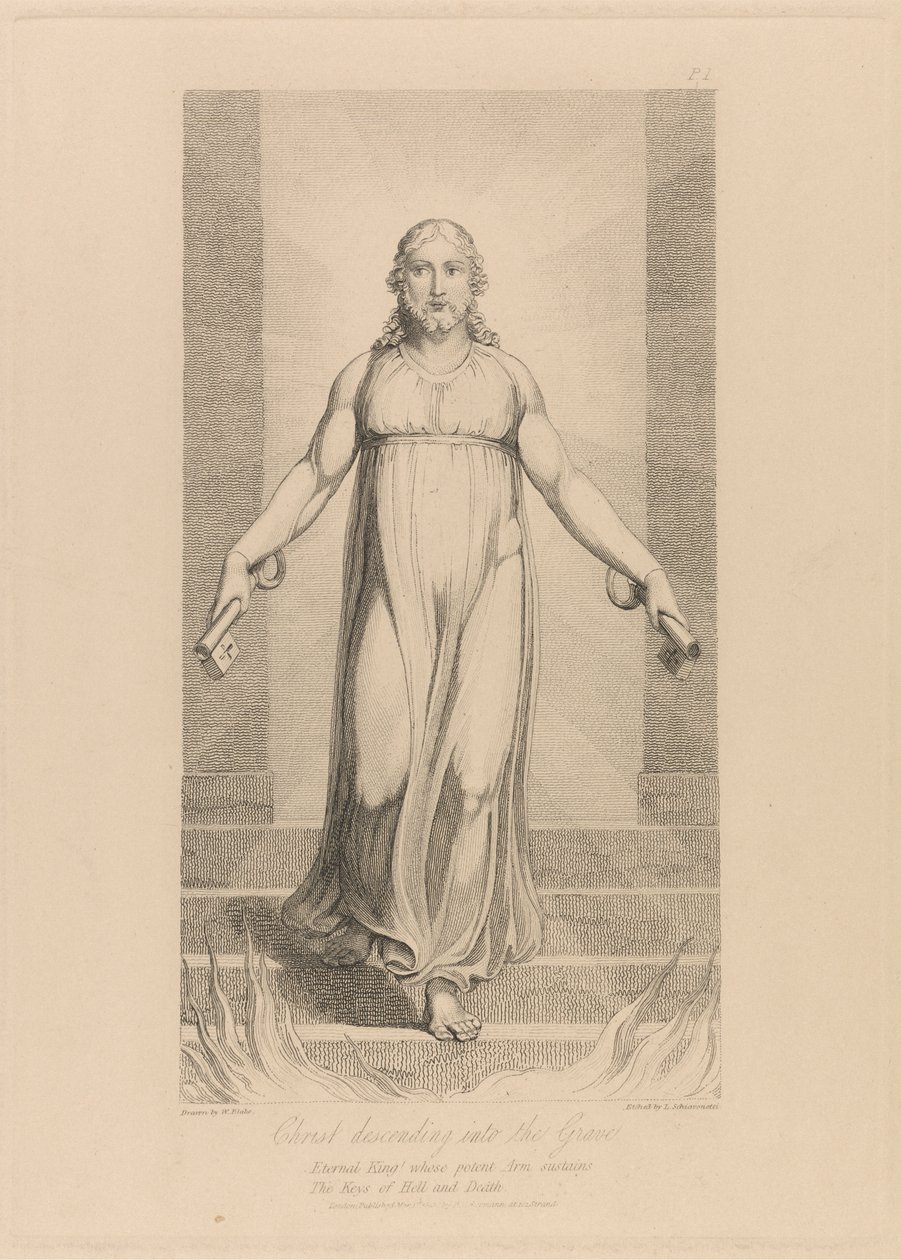 Christ Descending into the Grave by Luigi Schiavonetti