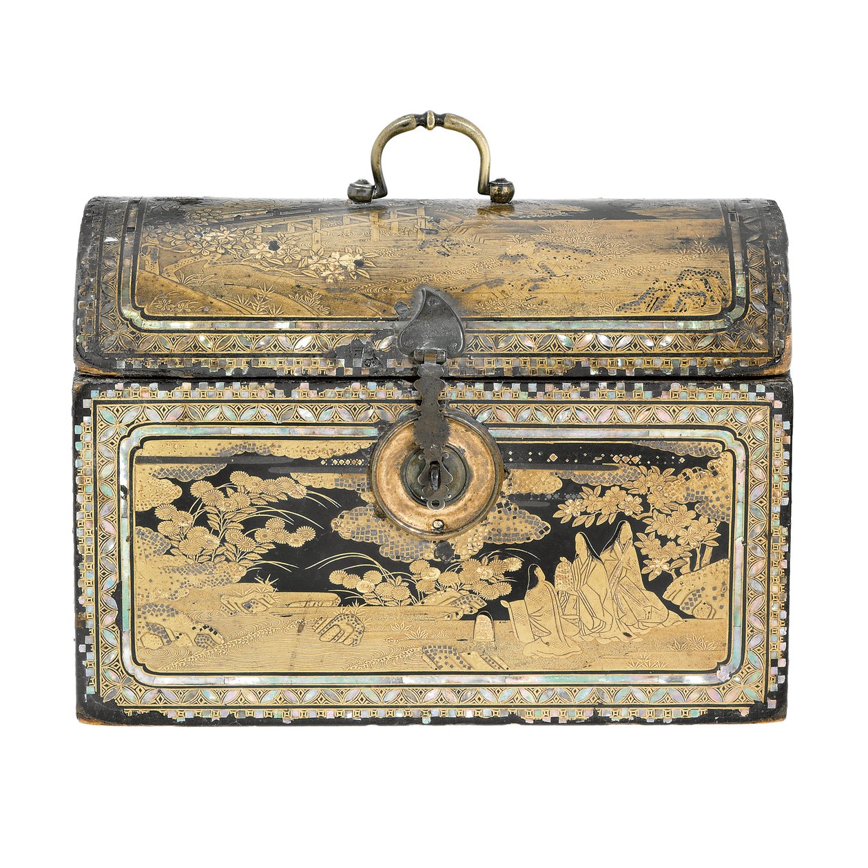 Domed export casket, Edo period, mid-17th century by Luis Morocaua or Murakawa
