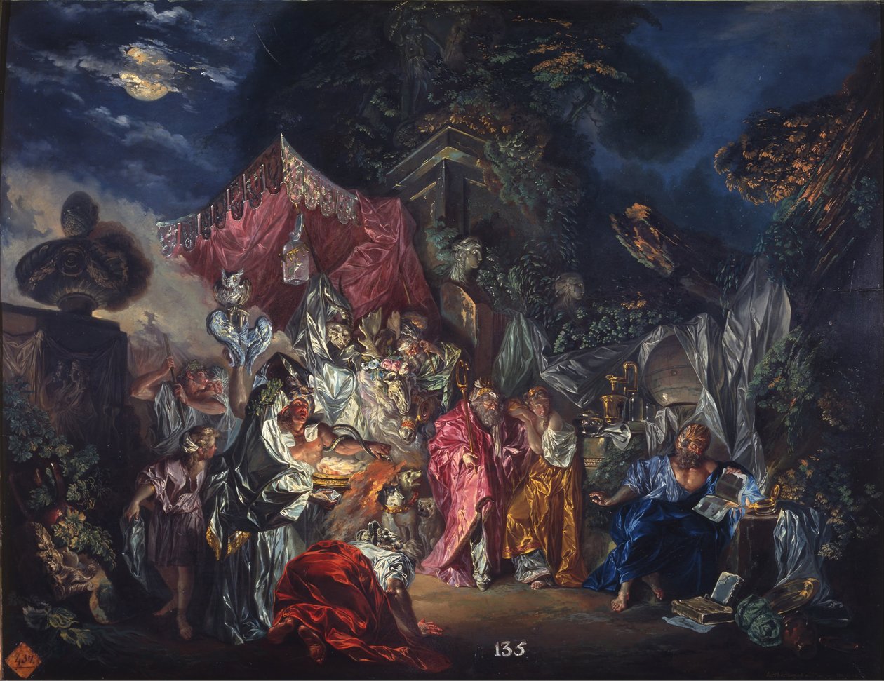 The watchfulness of Diogenes by Luis Paret y Alcazar