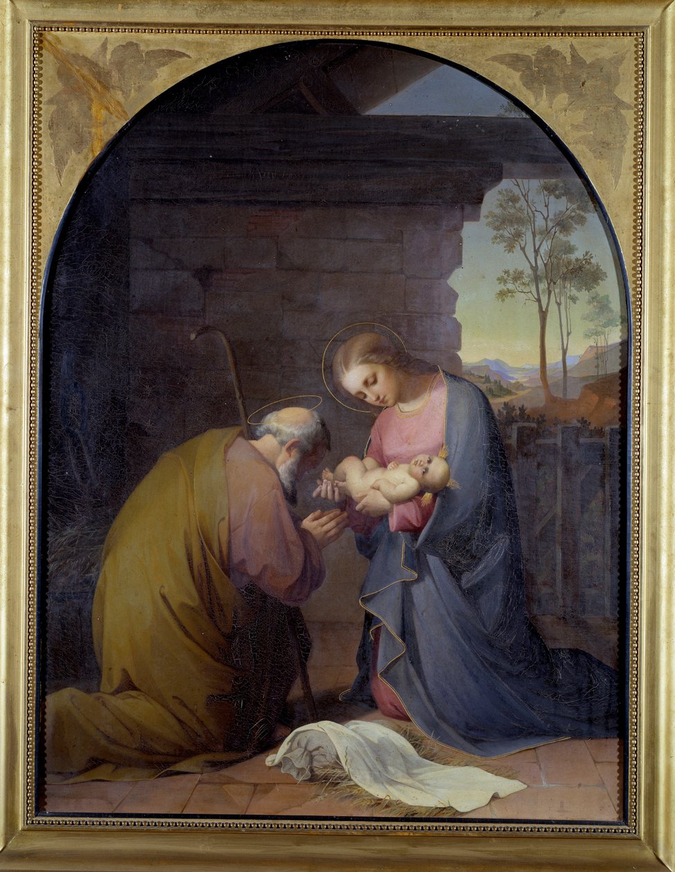Adoration of Jesus by Luisa Mussini Piaggio