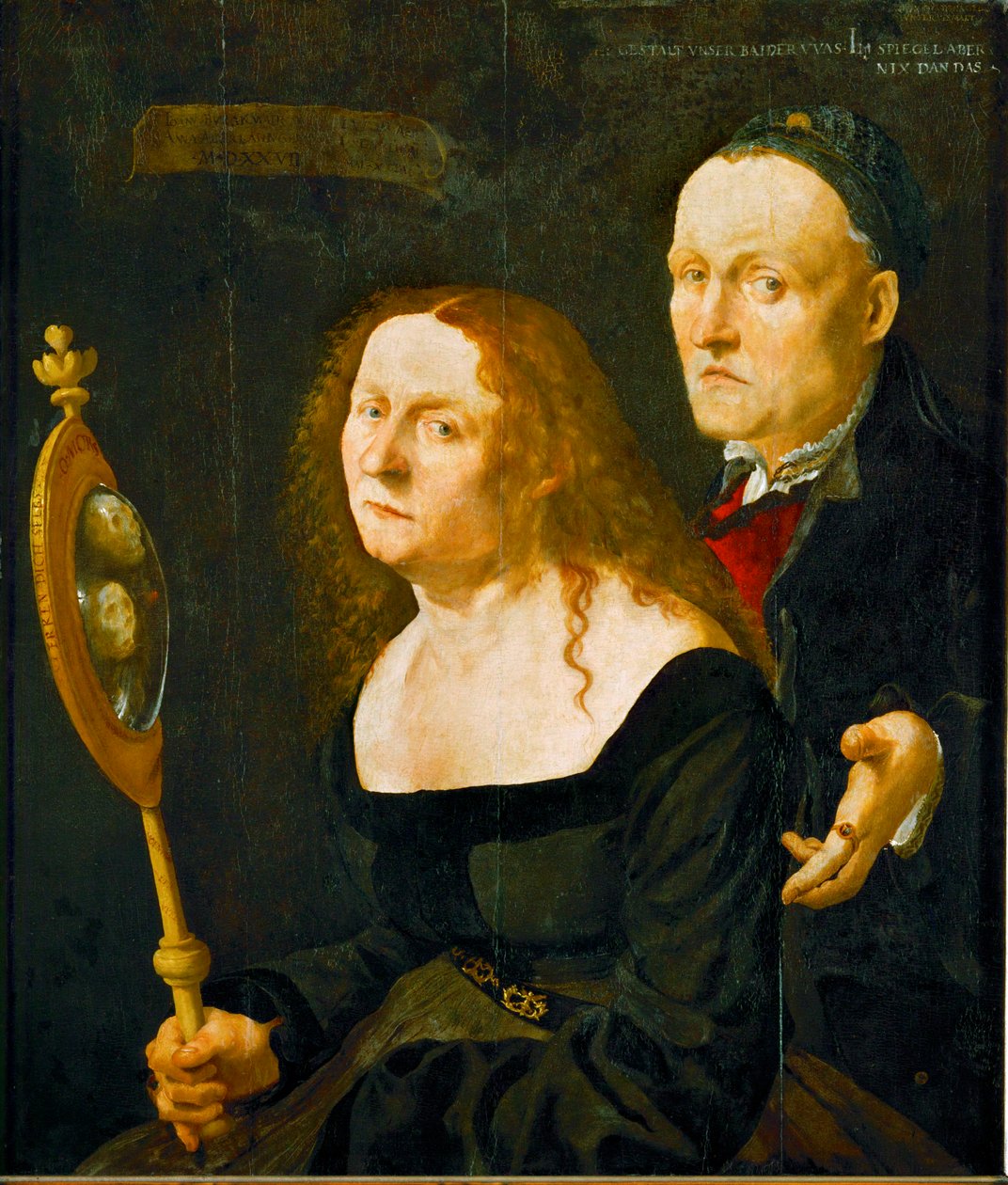 The painter Hans Burgkmair and his wife Anna by Lukas Furtenagel