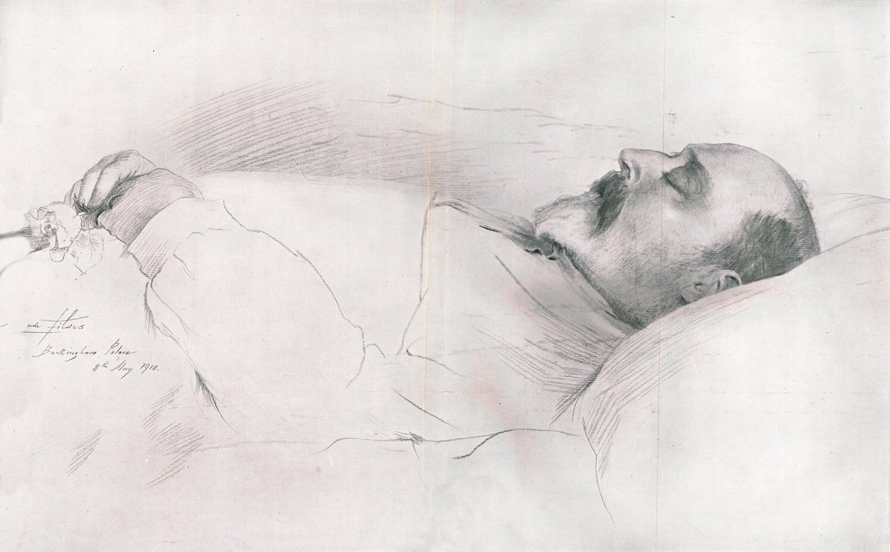 His Majesty King Edward VII in Death by Luke Fildes
