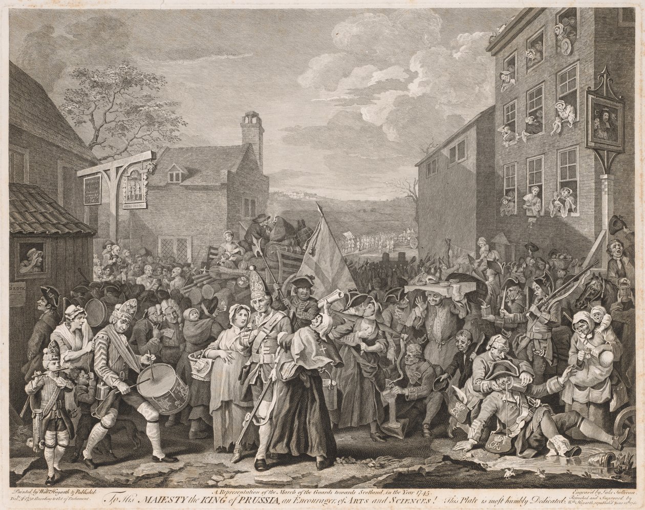 March to Finchley in the Year 1746 (After Hogarth) by Luke Sullivan