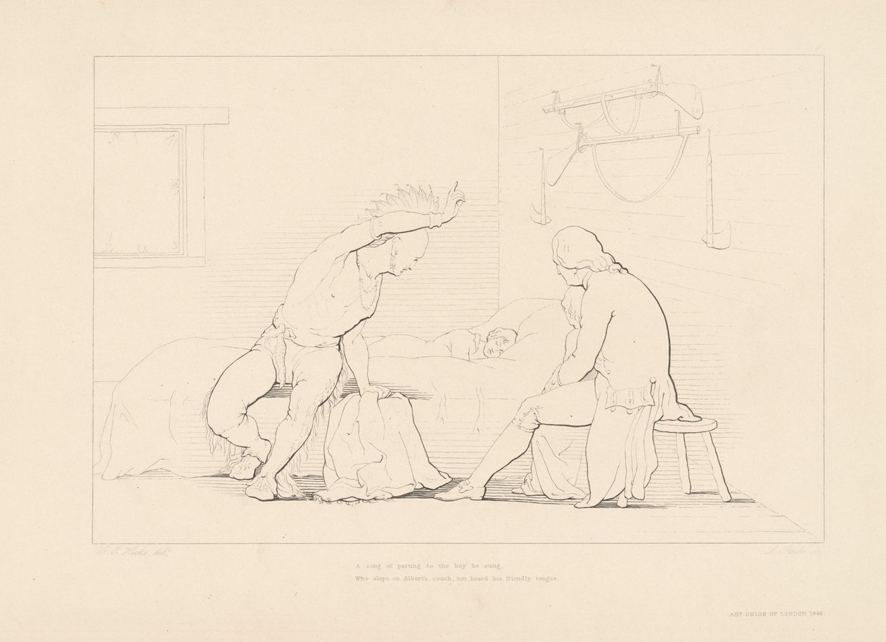 A Song of Parting to the Boy He Sung by Lumb Stocks, after George Elgar Hicks