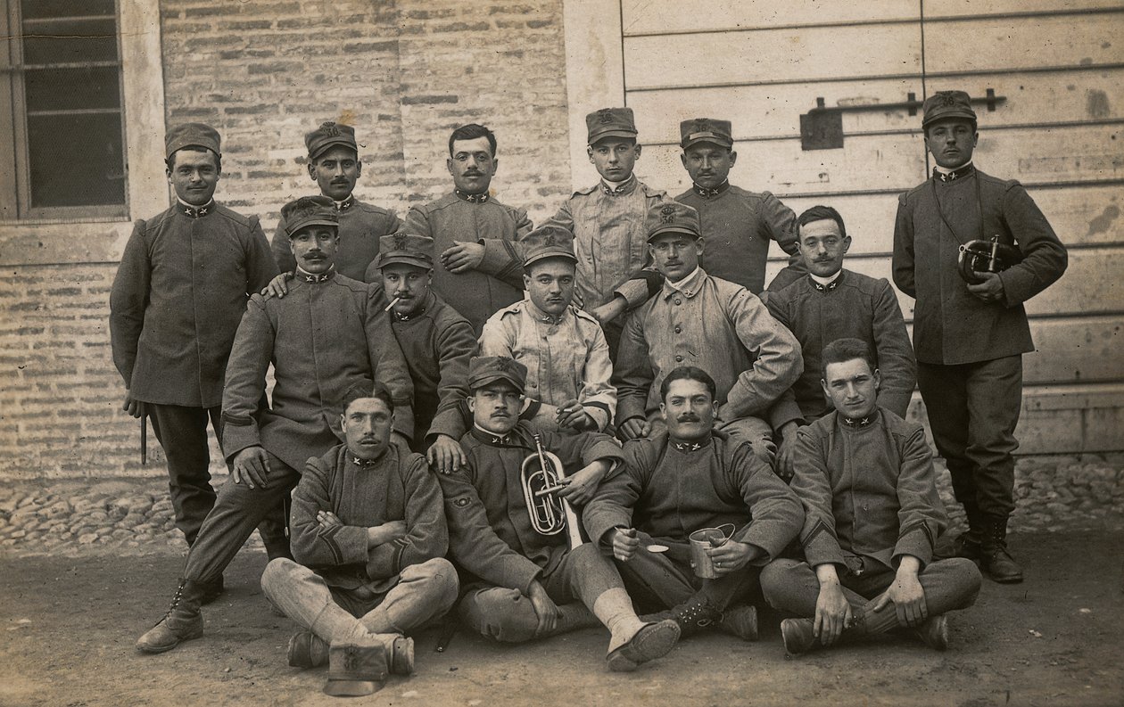 Soldiers of the 36th Infantry Regiment with Two Trumpeters by Lusvardi Lusvardi