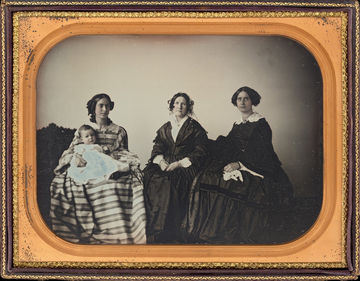 Portrait of a Mother, Child, and Two Women by Luther Holman Hale