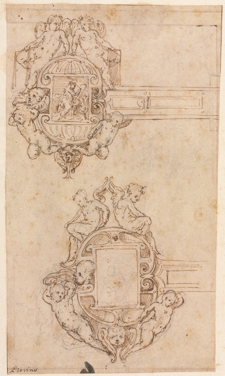 Design for Decorative Hinges by Luzio Romano