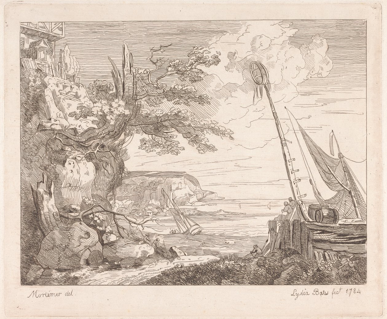 Coastal Scene by Lydia Bates