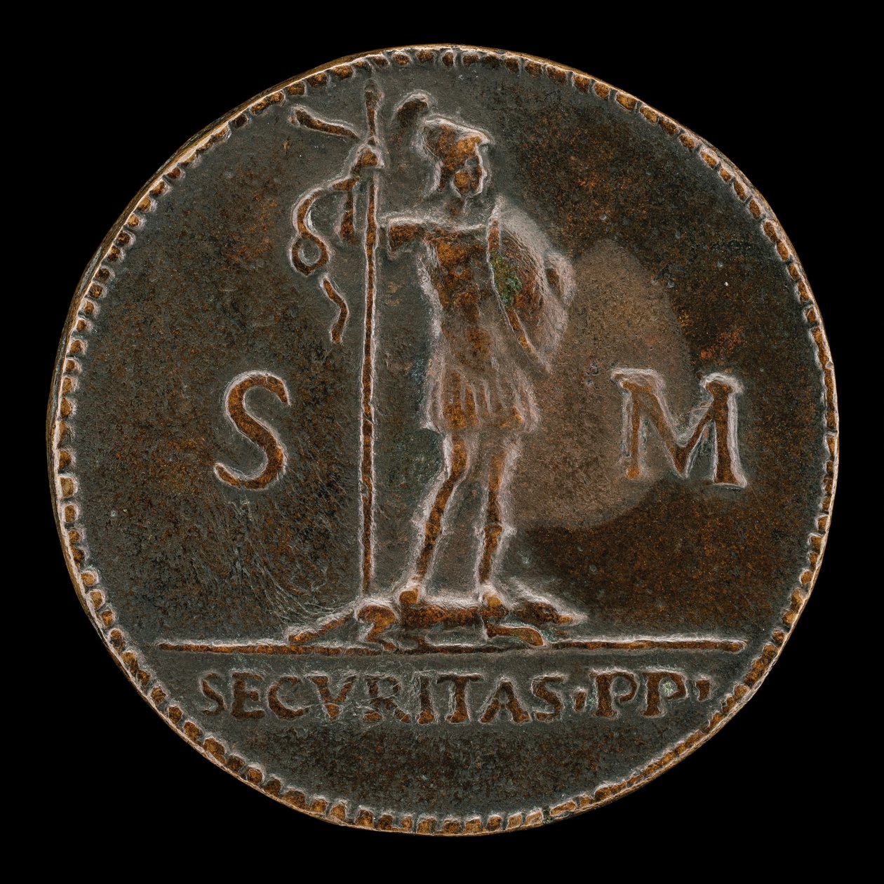 Armed Figure Standing on a Prostrate Wolf by Lysippus Junior