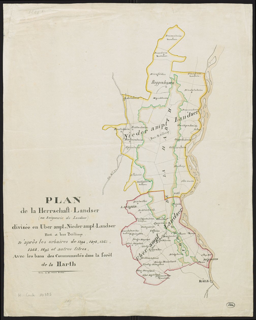 Lordship of Landser in Alsace by M. Veuve Decker