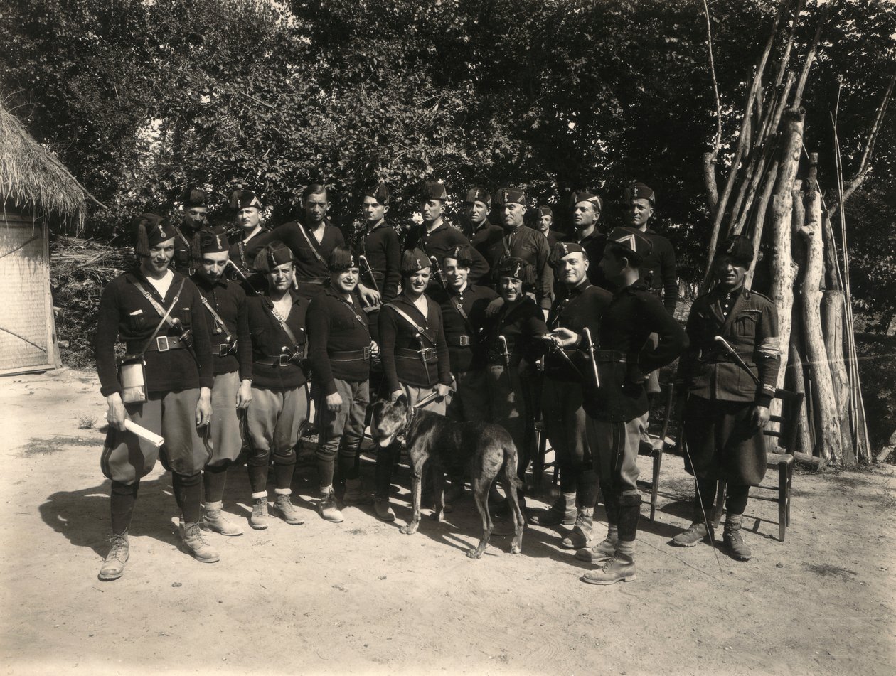 Album "MVSN- Blackshirts": Militia group with dagger model 20 years by M. Borchi