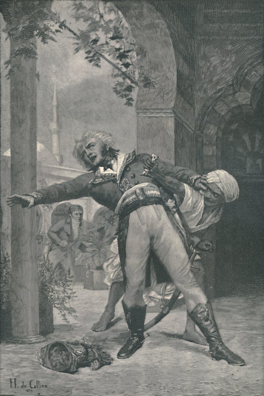 The Assassination of Kléber at Cairo, June 14, 1800 by Horace de Callias
