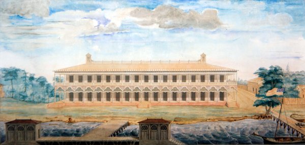 Design for an Apartment Block by the Mississippi, New Orleans by M. Vergnes
