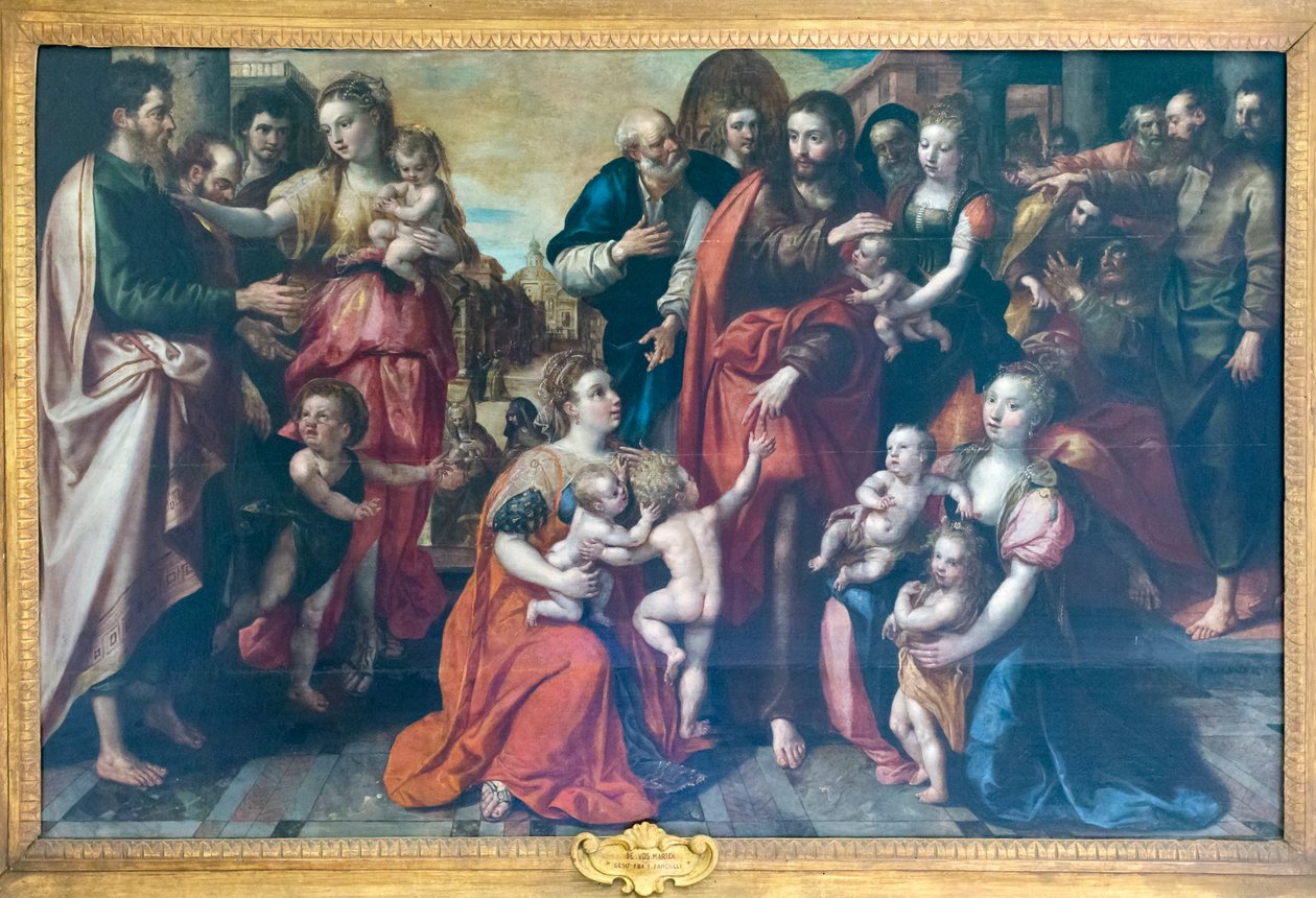 Jesus Among Children by Maarten de Vos
