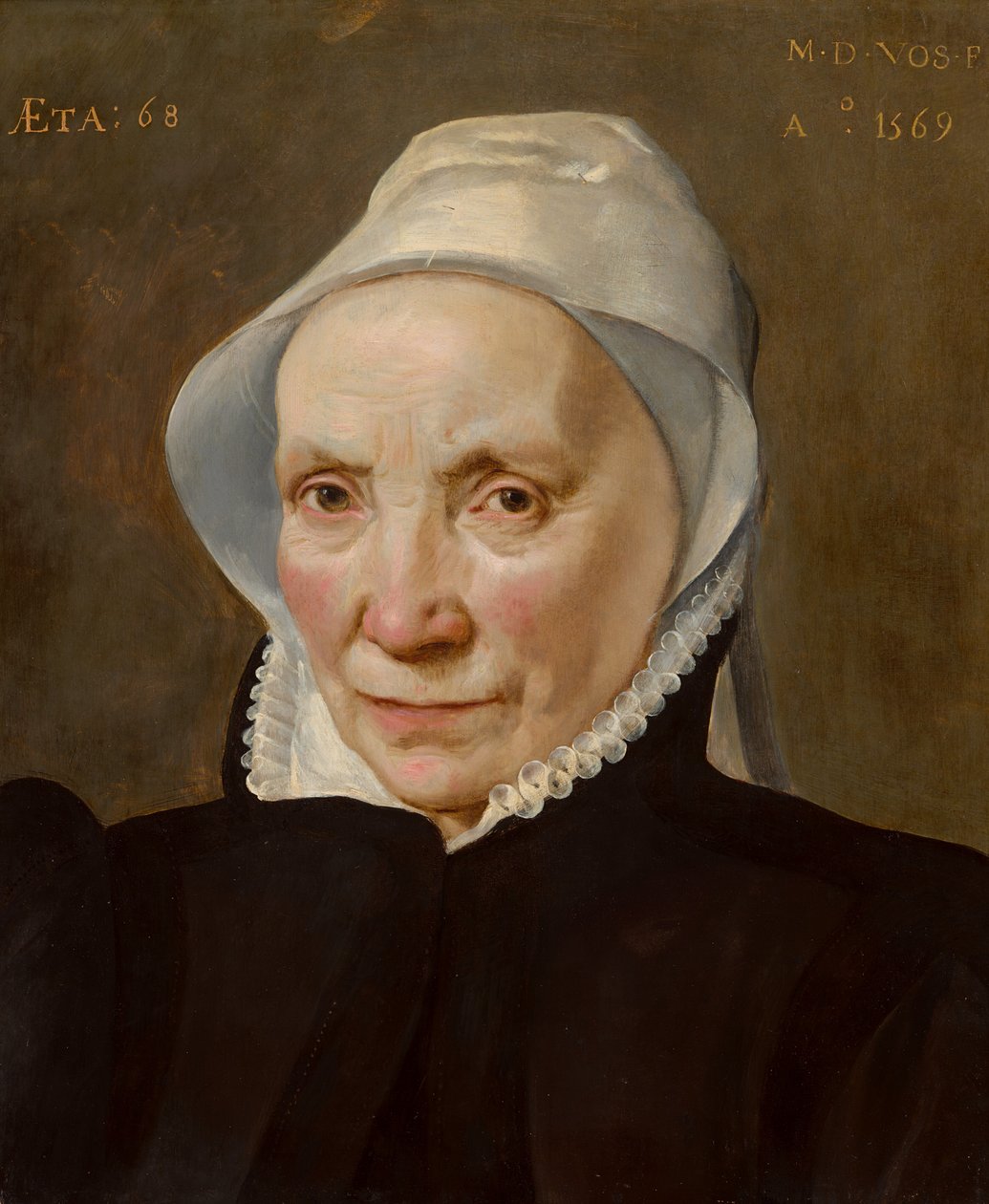 Portrait of a Woman Aged Sixty-Eight by Maarten de Vos