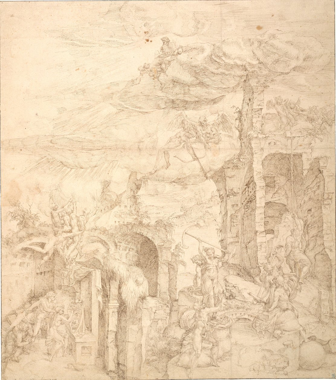 An Allegory on the Force of Faith by Maarten van Heemskerck