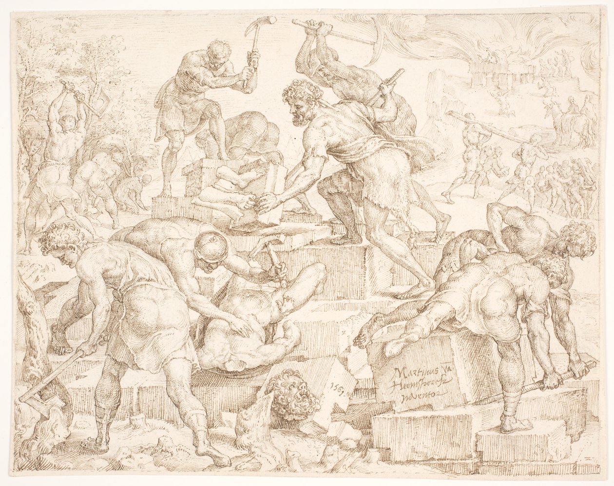 The Destruction of the Altar of Baal by Maarten van Heemskerck