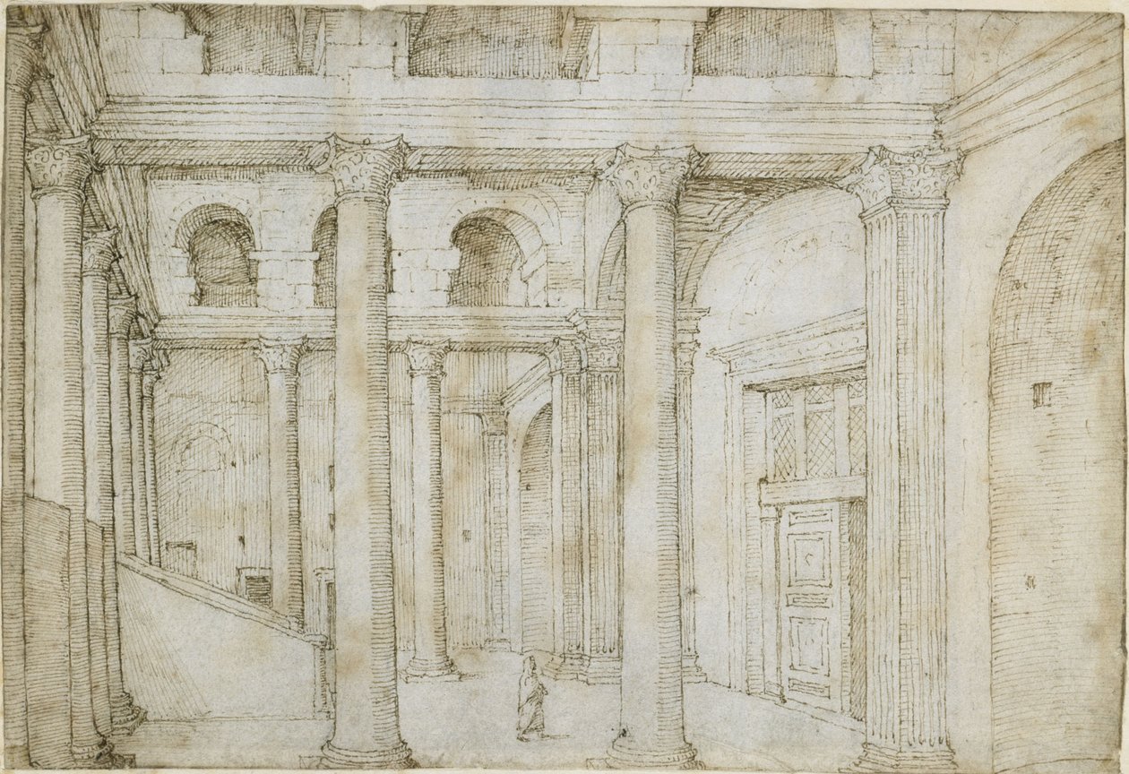 Portico of the Pantheon by Maarten van Heemskerck