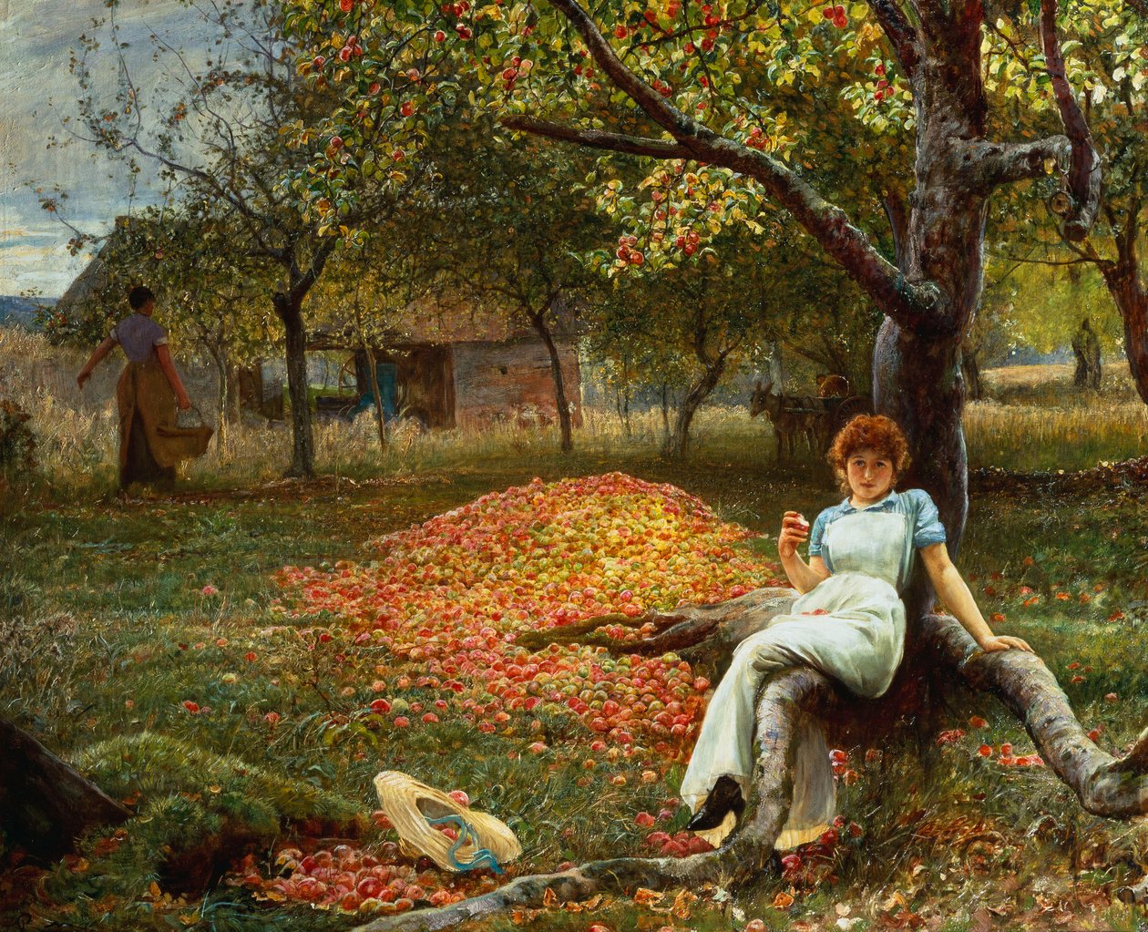 The Cider Orchard by Robert Walker Macbeth