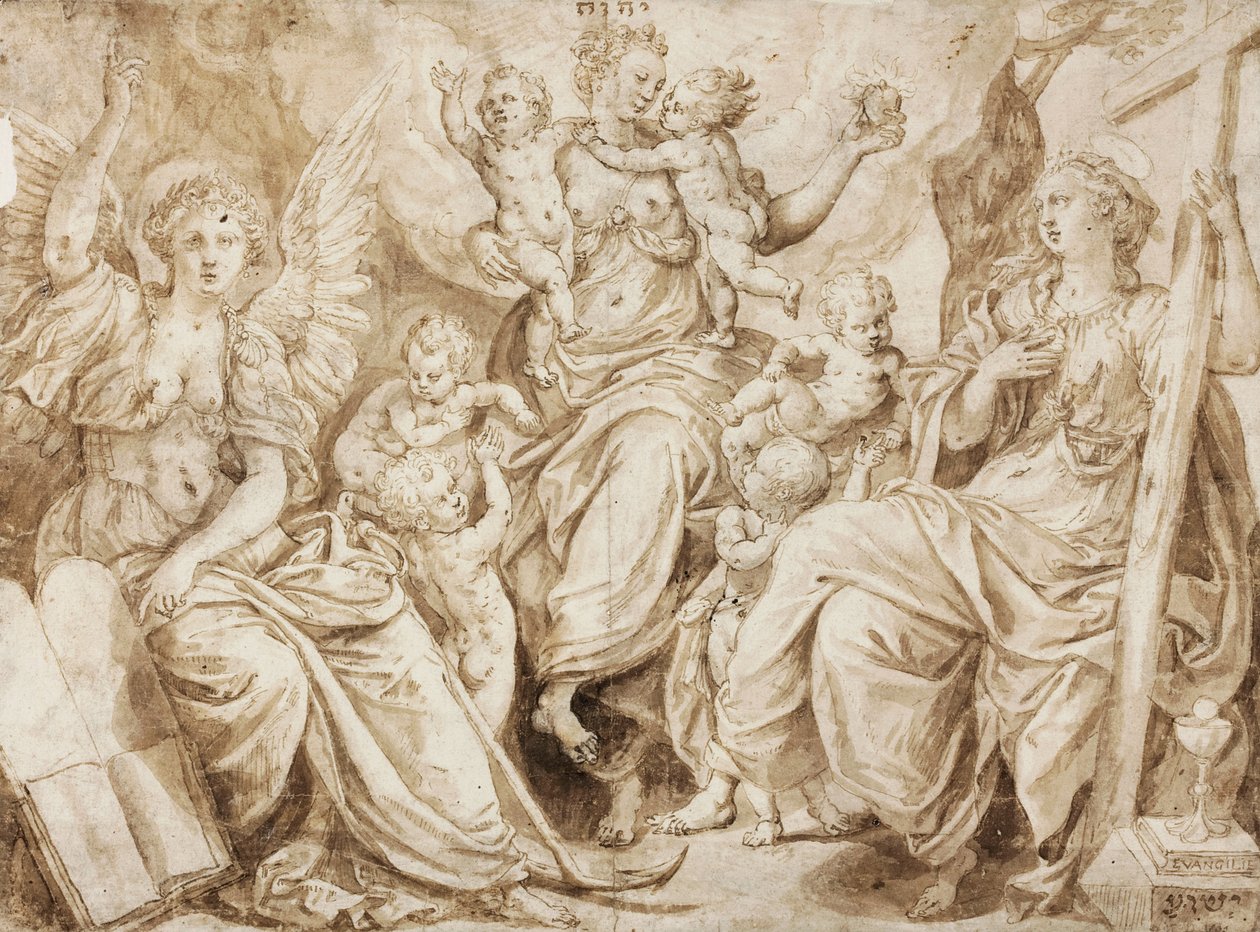 Faith, Hope, and Love by Maarten de Vos