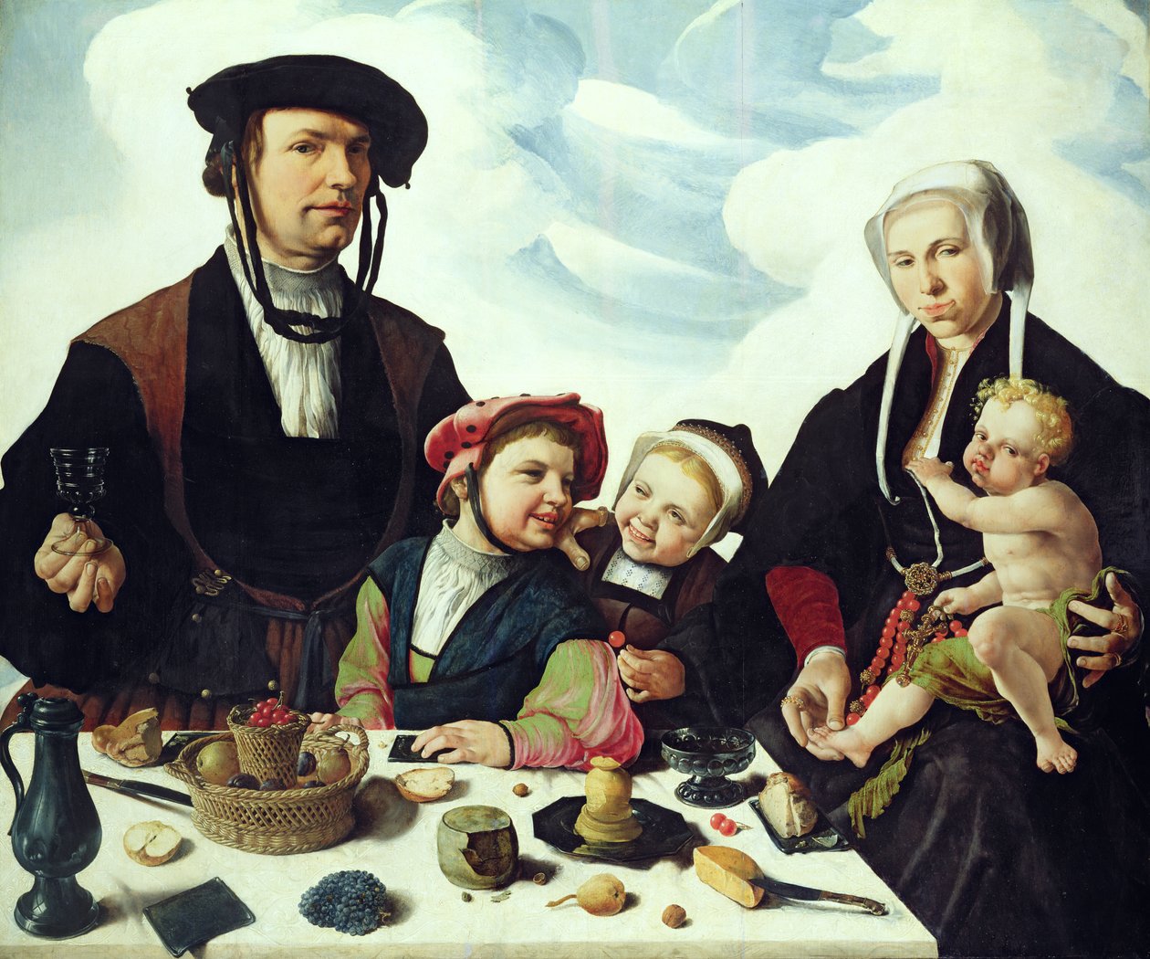Pieter Jan Foppeszoon and his Family by Maerten van Heemskerck