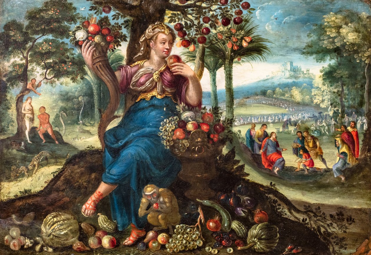 Allegory of Taste by Maerten De Vos