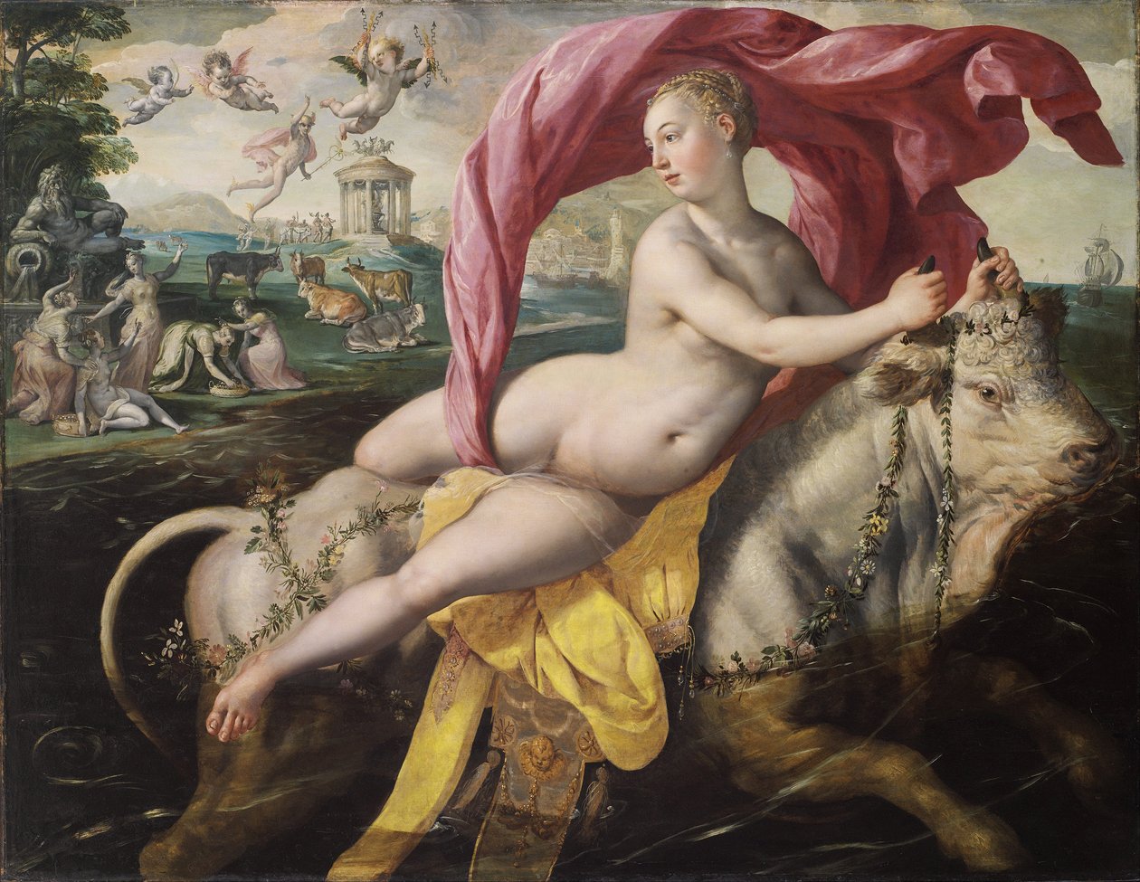 The Rape of Europa by Maerten de Vos
