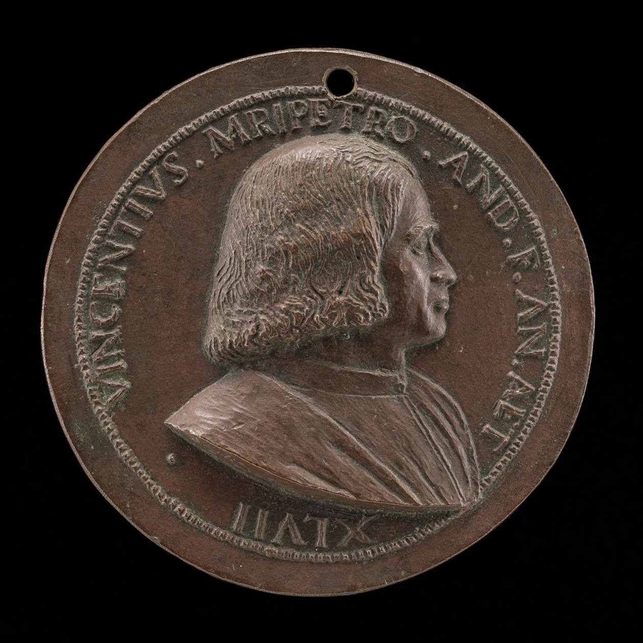Vincenzo Malipiero, Venetian Patrician, Brother of Francesco [obverse] by Maffeo Olivieri