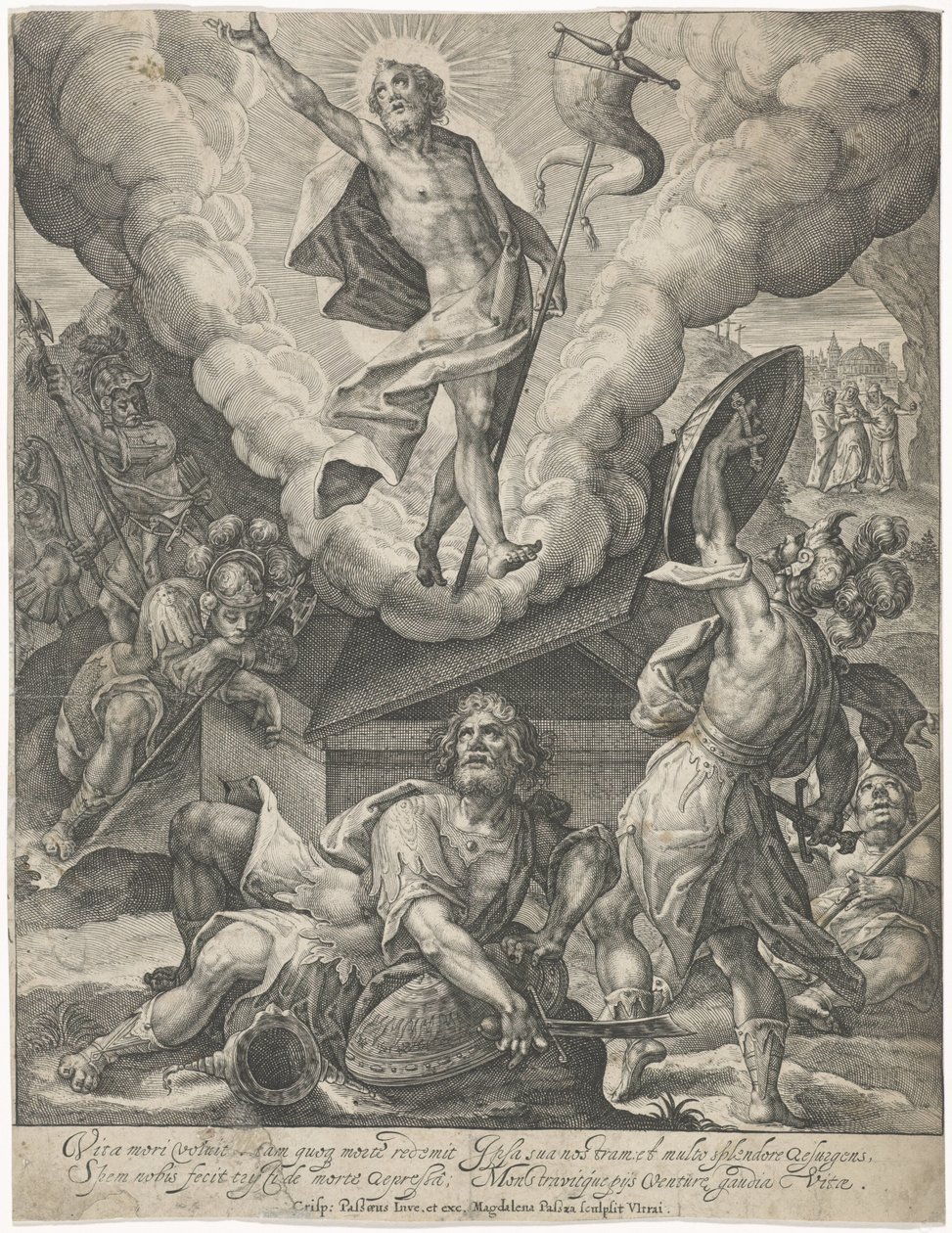 Resurrection of Christ by Magdalena van de Passe