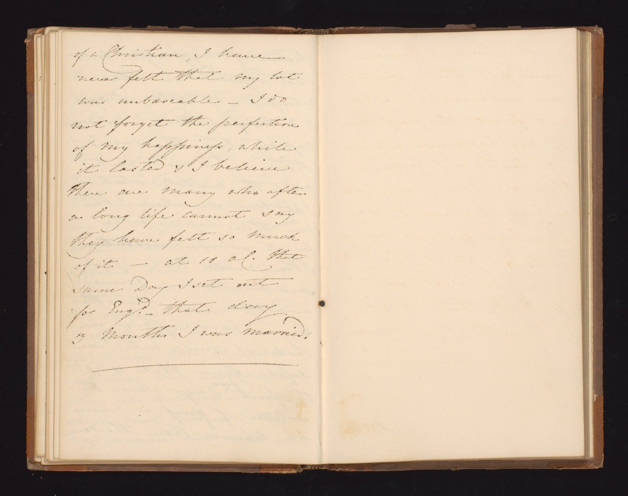Manuscript Extract from Lady De Lancey