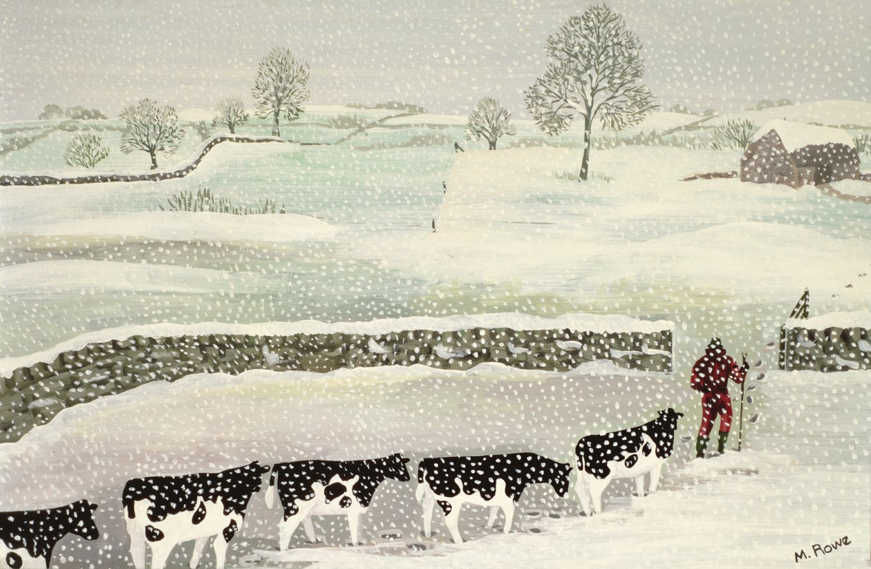 Cotswold: Winter Scene by Maggie Rowe