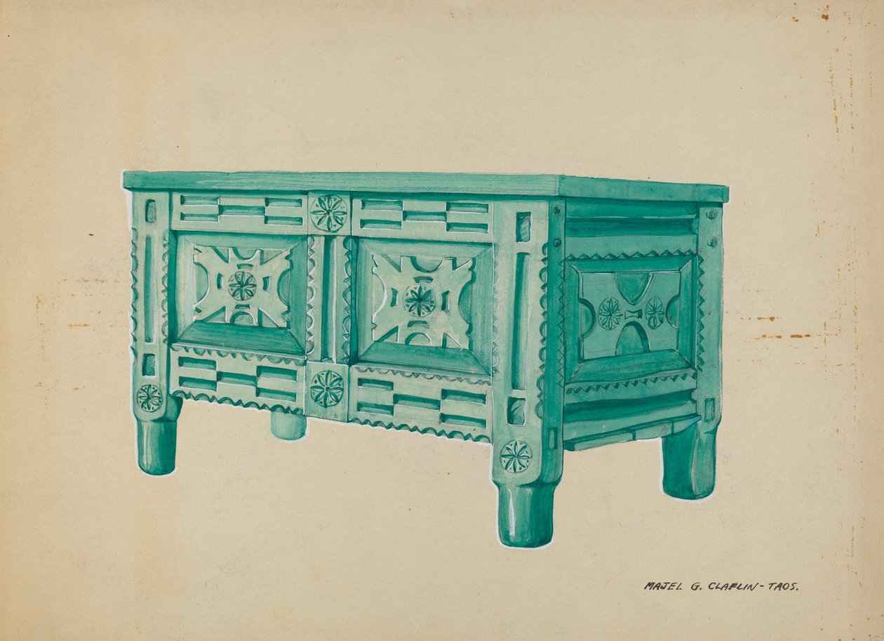 Chest for Clothing or Blankets by Majel G. Claflin
