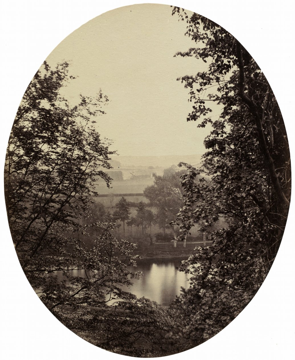 The Banks of the Severn, near Winterdyne by Major Francis Gresley