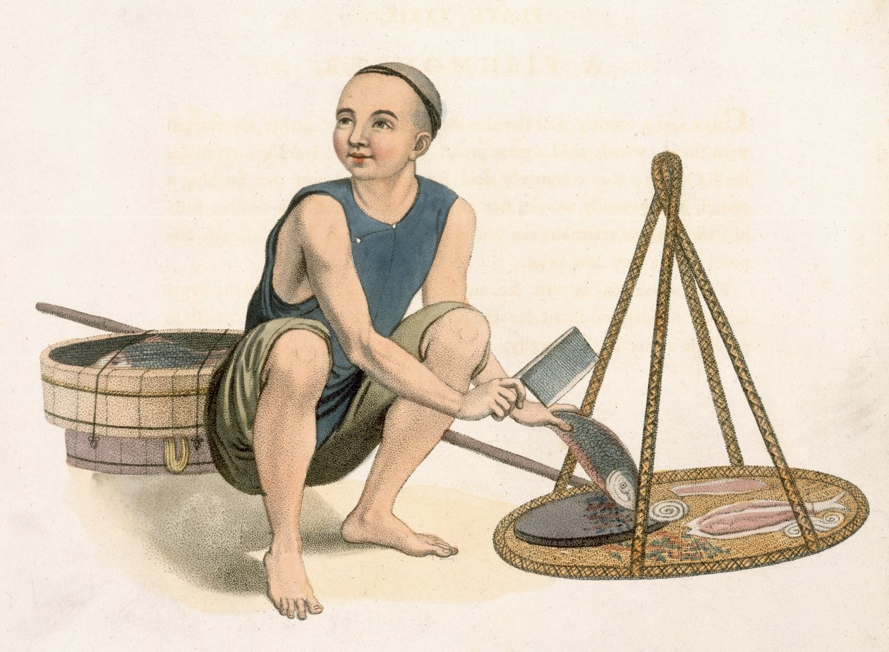 A Fishmonger (plate 39 from 