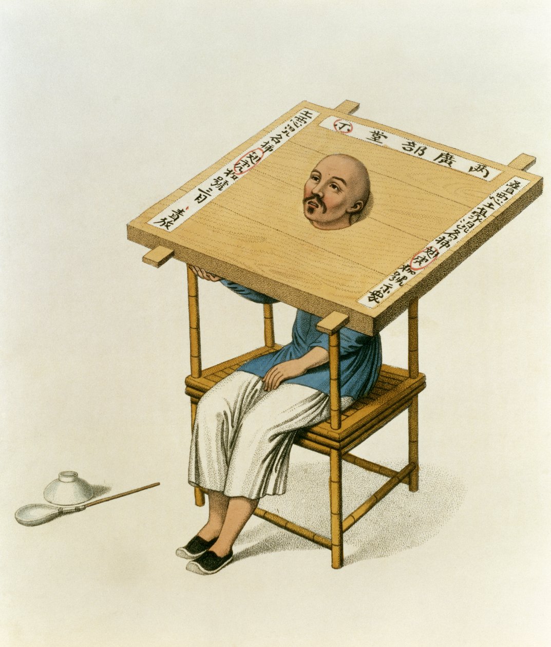 The Punishment of the Wooden Collar, plate 13 from 